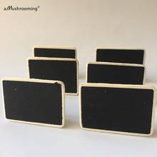 10 Wedding Chalkboard Table Number on Stand Chalk Board Signs rectangle Numbers Wedding Table Number with Stand Tag or Labels 2024 - buy cheap