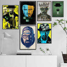 Póster impreso Breaking Bad serie de TV clásica muestra arte clásico, lienzo, pintura al óleo, imágenes artísticas de pared, decoración, cuadros 2024 - compra barato