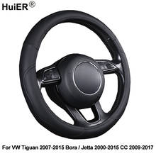 Car Steering Wheel Cover Non-slip Wrap For Volkswagen VW Tiguan 2007-2015 Bora Jetta 2000-2013 2014 2015 CC 2009 2010 2011 -2017 2024 - buy cheap