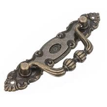 1pcs Retro Bronze Handles Knobs Furniture Hardware Drawer Cabinet  Handle Cabinet Pulls Cupboard Antique Pull Handles 2024 - buy cheap