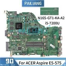 Placa base para portátil ACER Aspire E5-575, placa base probada con 2GB DDR4, compatible con ordenador portátil ACER Aspire i5-7200U, dzaamb16e0 SR2ZU N16S-GT1-KA-A2 2024 - compra barato
