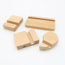 Soporte de madera para teléfono móvil, soporte Universal para iPhone, Samsung, tableta, escritorio, 8x6x2cm 2024 - compra barato