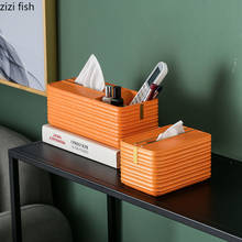 Simplicidade cor decorativa caixa de tecido mesa jantar papel toalha organizador uso doméstico qualidade caixas de tecido resina decoração para casa 2024 - compre barato