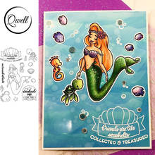 QWELL Mermaid Clear Stamps for Scrapbooking and Card Making Paper Craft 2020 New Transparent Silicone 2024 - buy cheap