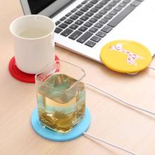 Protable USB Cartoon Cup Warmer Heat Beverage Mug Mat Keep Drink Warm Heater Mugs Coaster Great For Office Home Use 2024 - buy cheap