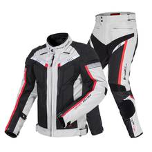 Motorcycle Jacket Men Protective Gear Motorbike Riding moto jacket Waterproof windproof Moto Clothing Pants Motorcycle Suits 2024 - buy cheap