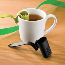 1pc Tea Strainer Herbal Spice Infuser Filter Clip-On Teaspoon Shape Colander Tea Strainers Teaware Supplies 2024 - buy cheap