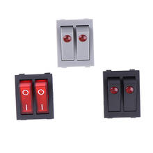 Pulsador rojo con interruptor basculante de luz, interruptor de encendido/apagado de doble Barco, 1 ud. 2024 - compra barato