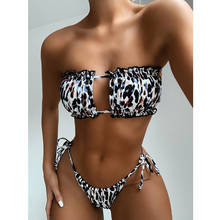 Bandeau Bikini 2022 Sexy Women Swimsuit Swimwear Female Thong Bikini set Brazilian Bathing Suit Women 2024 - buy cheap