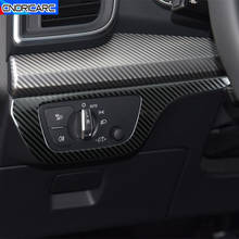 Headlight Control Frame Decoration Decals Car Styling For Audi Q5 FY 2018 2019 LHD Stainless Steel Interior Accessories 2024 - buy cheap