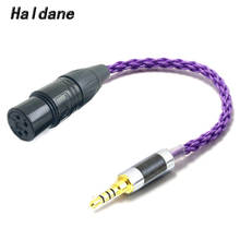 Haldane HIFI Carbon Fiber 3.5mm TRRS Balanced Male to 4-Pin XLR Balanced Female Audio Adapter Cable 3.5mm to XLR Connector Cable 2024 - buy cheap