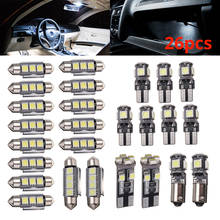 Kit de lâmpadas led para mercedes benz w211 e classe 03-09, 26 peças, interior, dome, mapa de leitura ano canbus kits de luz 2024 - compre barato