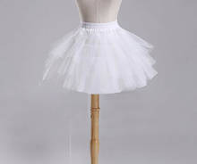 Little Girls Petticoats 3 Layers Hoopless Short Flower Girl Formal Dress Crinoline for Wedding Kid Underskirt 2024 - buy cheap