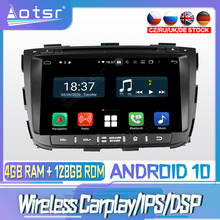 Android 10 PX6 128G для KIA SORENTO 2013 2014 2015 DVD GPS навигация Авто Радио стерео видео мультимедиа плеер головное устройство 2din 2024 - купить недорого