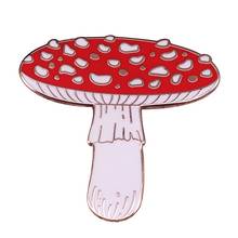 Red Toadstool Mushroom Enamel Pin 2024 - buy cheap