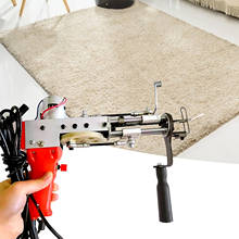 Máquina de bordar industrial, máquina elétrica vermelha para tufos em carpetes, 110v 2024 - compre barato