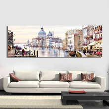 Abstract Venice Oil Painting Print on Canvas City of Water Landscape Posters and Prints Wall Art Pictures for Living Room Decor 2024 - buy cheap