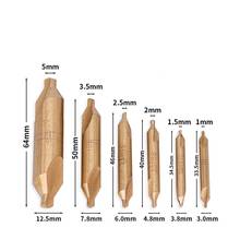 6 bocados de broca do cobalto dos pces para ferramentas elétricas titanium do bocado de broca 1.0-5mm da torção do ponto fixo de hss do trabalho de madeira do metal 2024 - compre barato