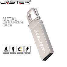 Unidad flash usb de metal 2,0, pendrive de 32GB, 16GB, 8GB, 4GB, llave de alta velocidad, memoria flash de 128GB, 64GB, logotipo de impresión gratis 2024 - compra barato
