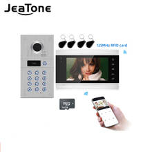 Jeatone 7'' WIFI Smart Tuya Video Door Phone Intercom System with 960P Doorbell Recording, Support iOS/Android Remote Unlock 2024 - buy cheap