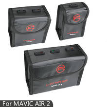 DJI Mavic Air 2 Li-po Safe Bag Explosion-proof Protective Battery Storage Bag for Mavic Air 2 Accessories 2024 - buy cheap