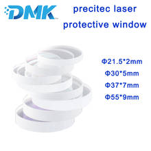 Fiber Laser Lens Protective Windows Glass Quartz Fused Silica Lens for Laser Cutting Head Precitec Dia.21.5*2 30*5 37*7 55*9 2024 - buy cheap