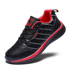 Новый весенний светильник спортивная обувь для мужчин дышащие кроссовки из искусственной кожи Водонепроницаемая уличная спортивная обувь удобные Прогулочные кроссовки для мужчин 2024 - купить недорого