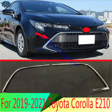 Cubierta de rejilla central delantera para Toyota Corolla E210 Sport, embellecedor de tira de radiador, para maletero de portón Auris ABS cromado, 2019 2024 - compra barato