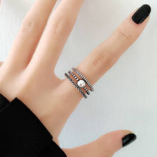 Boho Vintage New Layer Chains Beads Rings For Women Wedding Band Men Finger Rings Female Bohemian Jewelry Gifts 2024 - buy cheap