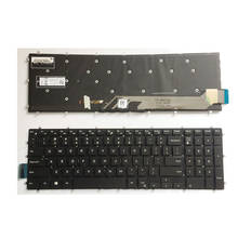 Teclado para ordenador portátil Dell Inspiron 15-5565 15-5567 15-5568 17-5765, diseño para videojuegos, azul/blanco/rojo, retroiluminado, novedad, EE. UU. 2024 - compra barato