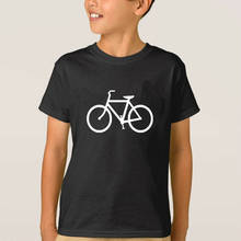 Детская футболка с принтом велосипеда футболка для мальчиков и девочек, детская одежда для малышей забавные хлопковые футболки для малышей Прямая поставка 2024 - купить недорого