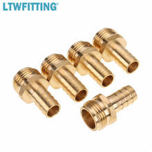 LTWFITTING Brass 5/8" Barb x 3/4" MHT Hose Repair/Connector, Garden Hose Fitting 2024 - buy cheap
