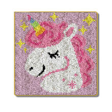 Bordado para alfombras, Perchero de unicornio, diy, para costura, paquete de botones, decoración del hogar 2024 - compra barato