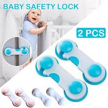 2pcs Child Safety Cabinet Lock Baby Proof Security Protector Drawer Door Cabinet Lock Plastic Protection Kids Safety Door Lock 2024 - buy cheap