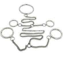Stainless Steel Ring Handcuffs Ankle Cuffs Chain Neck Collar BDSM Bondage Adult Games Slave Restaints Sex Toys For Couples Tools 2024 - buy cheap