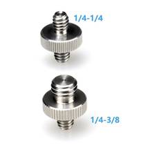Metal 1/4\" Male to 1/4\" or 3/8\" Male Threaded Adapter 1/4 or 3/8 Inch Double Male Screw Adapter for Tripod Camera Accessories 2024 - buy cheap