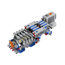 NEW MOCs DIY Sets Compatible with Technical 6 Speed Engine Gearbox Sequential Gearbox Building Block Bricks High-Tech Model Toys 2024 - buy cheap