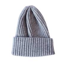 Toddler Boys Girls Caps Autumn Winter Warm Kids Baby Solid Print Hats Wool Hemming Cute Caps 2024 - buy cheap