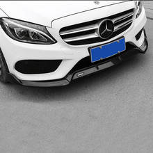 3PCS Car Front Bumper Splitter Lip Spoiler Diffuser Guard Protection Cover Trim For Mercedes w205 2015-2019 Car Accessories 2024 - buy cheap