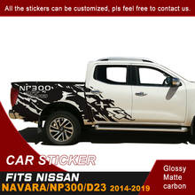 Fit For NAVARA NP300 2014-2019 Car Decals Side Door Rear Trunk Mud 4X4 Off Road Graphic Vinyls Car Accessorie Stickers Custom 2024 - buy cheap