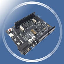 UNO R3 + WiFi ATmega328P + ESP8266 (32 Мб памяти) USB-TTL CH340G для Arduino Uno NodeMCU WeMos ESP8266 новое поступление 2024 - купить недорого