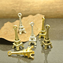 Antiquing 20pcs Charms Eiffel Tower Paris 23x9x9mm Antique GOLD Color Pendants Jewelry Making DIY Handmade 2024 - buy cheap