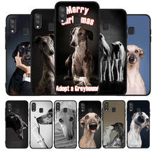 Greyhound Dog Black TPU Phone Case For Samsung Galaxy A71 A51 A41 A31 A20E A10 A20 A40 A50 A70 M30S M20 A7 A8 A9 2018 2024 - buy cheap