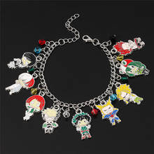 Charm My Hero Academia Charm Bracelet Anime Boku No Hero Academia Midoriya Izuku deku Bangle Bracelet For Women Girls Jewelry 2024 - buy cheap