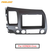 FEELDO Car Stereo Panel 2Din Fascia Frame For HONDA Civic(LHD,with SRS hole)06-2011 Radio Dash Mounting Installation Trim Kit 2024 - buy cheap