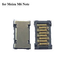 2PCS for Meizu M6 Note Inner FPC Connector Battery Holder Clip Contact  on motherboard for Meizu M 6 Note Meilan Note 6 2024 - buy cheap