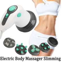 6 em 1 relaxamento completo tom emagrecimento shaper rolo massager anti celulite corpo vibração massagem perda de peso queimador de gordura massageador 2024 - compre barato