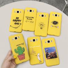 For Samsung J7 2016 Case Silicone Yellow Funny Cactus banana Coque for Samsung Galaxy J7 2016 Cover SM-J710FN Phone Cases Funda 2024 - buy cheap
