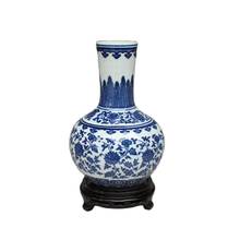 Chinese Old  Blue And White Porcelain Porcelain Ornaments Vase 2024 - buy cheap