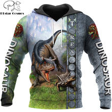 Love Dinosaur 3D All Over Printed Men Hoodie Unisex Deluxe Hoodies Sweatshirt Zip Pullover Casual Jacket Tracksuit KJ368 2024 - buy cheap